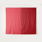 Tomato Red Tapestry Top Noise Split - Anpassbar Wandteppich (Vorderseite (Horizontal))