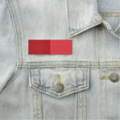 Tomato Red Textured Name Abzeichen - Anpassbar Namensschild (Beispiel)