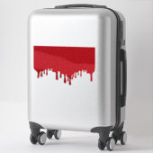 Tomato Red Tropfen Custom Vinyl Aufkleber (Koffer)