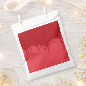 Tomato Red Tropfen Effect Fevor Bags - Anpassbar Geschenktütchen (Ausgeschnitten)