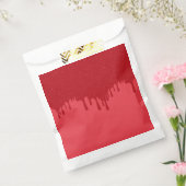 Tomato Red Tropfen Effect Fevor Bags - Anpassbar Geschenktütchen (Versiegelt)