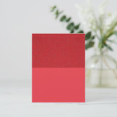 Tomato Red Two-Tone Lärm Einladung - Anpassen (Stehend Vorderseite)