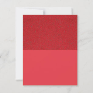 Tomato Red Two-Tone Lärm Einladung - Anpassen
