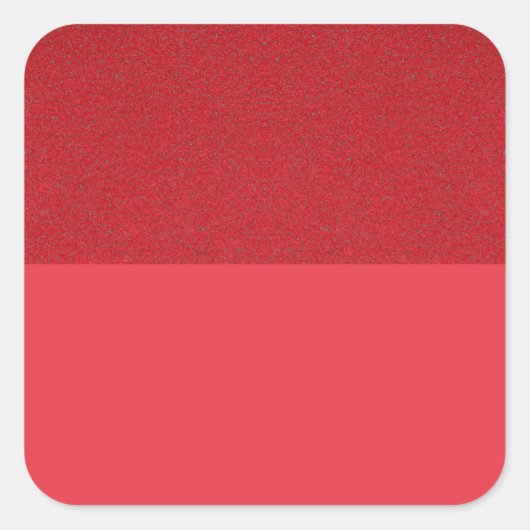Tomato Red Two-Tone Vinyl Sticker - Anpassbar (Vorderseite)
