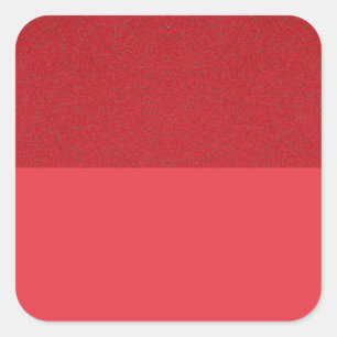 Tomato Red Two-Tone Vinyl Sticker - Anpassbar