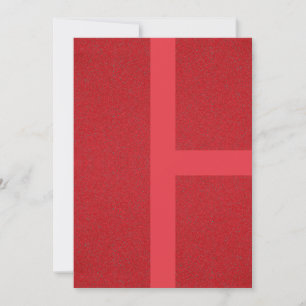 Tomato Red Vertical Grid Card - Anpassbar Save The Date