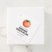Tomato Relish Etikett mit roter Tomate für eigenes Geschenkanhänger (Beispiel)