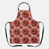 Tomato Remix - Retro Funky Tomato Pattern Schürze (Vorderseite)