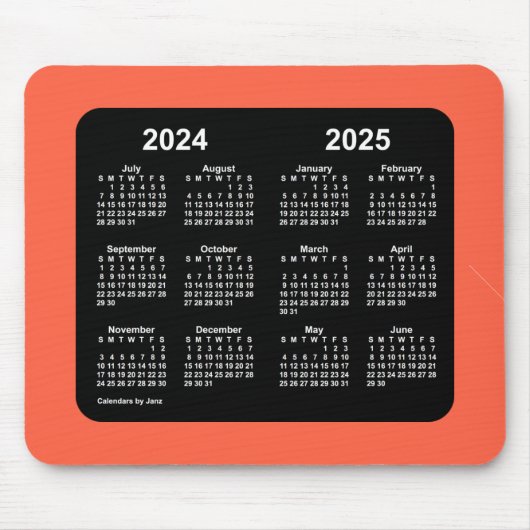 Tomato Roter Kalender 2024-2025 von Janz Mouse Pad Mousepad (Vorne)