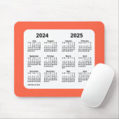 Tomato Roter Kalender 2024-2025 von Janz Mouse Pad Mousepad (Mit Mouse)