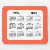 Tomato Roter Kalender 2024-2025 von Janz Mouse Pad Mousepad (Vorne)