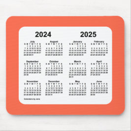 Tomato Roter Kalender 2024-2025 von Janz Mouse Pad Mousepad