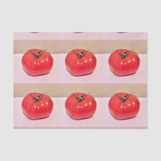 Tomato Ruby Red Pink 4Yuko Seidenpapier (Vorderseite)