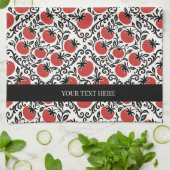 Tomato Rustic Farmhouse French Country Geschirrtuch (Gefaltet)