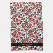 Tomato Rustic Farmhouse French Country Geschirrtuch (Vertikal)