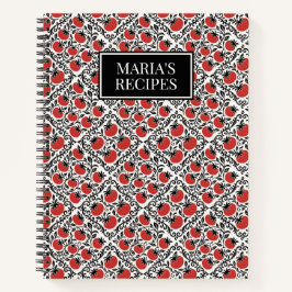 Tomato Rustic Farmhouse French Country Recipe Notizblock