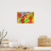 Tomato Salad Art Poster (Küche)