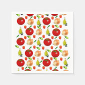 Tomato Salad Paper Napkins Serviette (Vorderseite)