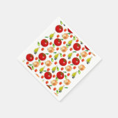 Tomato Salad Paper Napkins Serviette (Ecke)