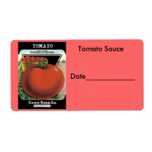 Tomato Sauce Canning/Freezing Labels