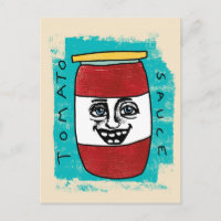 Tomato Sauce Postcard