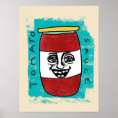 Tomato Sauce Poster Wall Art (Vorne)