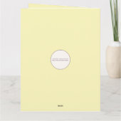 Tomato & Schürze Feinschmecker Grußkarte (Geburtst Karte (Rückseite)