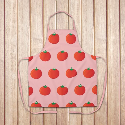 Tomato Seamless Pattern auf Schürze