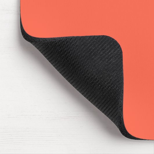 Tomato Solid Color Mousepad (Ecke)