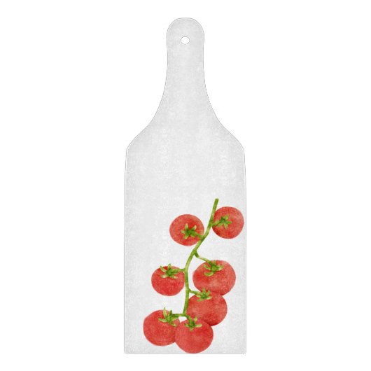 Tomato Sommer Veggie Garten trendy Schneidebrett (Vorderseite)