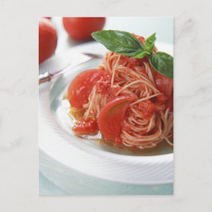 Tomato Spaghetti Postkarte