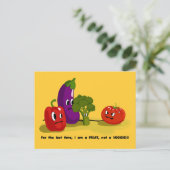 Tomato-Spaß Postkarte (Stehend Vorderseite)