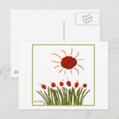 Tomato Sun Postkarte (Vorne/Hinten)