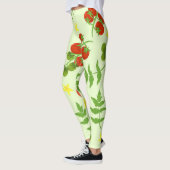 Tomato Tango: Vintager Gemüseaufdruck Leggings (Links)