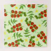 Tomato Tango: Vintager Gemüseaufdruck Puzzle (Horizontal)