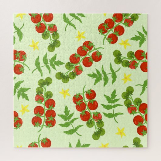 Tomato Tango: Vintager Gemüseaufdruck Puzzle (Vertikal)
