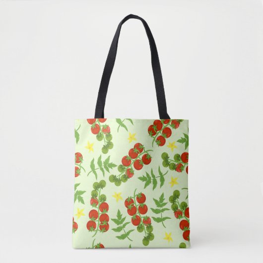 Tomato Tango: Vintager Gemüseaufdruck Tasche (Vorderseite)