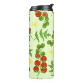Tomato Tango: Vintager Gemüseaufdruck Thermosbecher (Nach links gedreht)