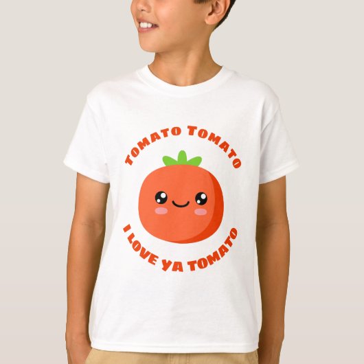 Tomato Tomato I Liebe Tomato T-Shirt (Vorderseite)
