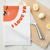 Tomato Tomato I Liebe ya Tomato Geschirrtuch (Viertel Falte)