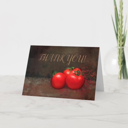 Tomato Trio Danke Karte (Vorderseite)