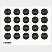 TOMATO VINE FOTO CLASSIC ROUND STICKER (Blatt)