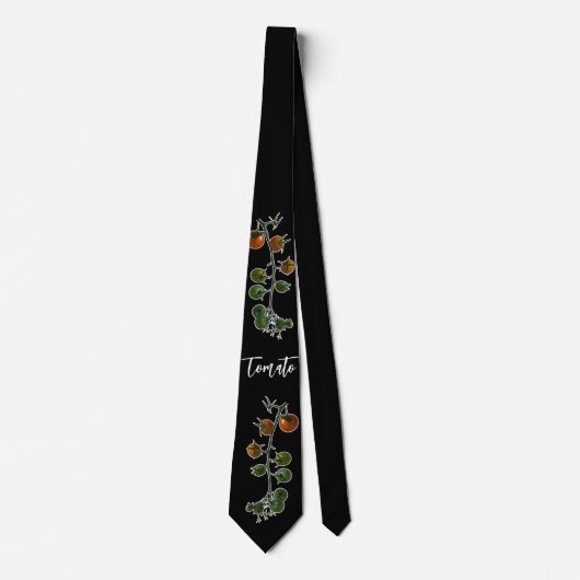 TOMATO VINE FOTO NECK TIE KRAWATTE (Vorderseite)