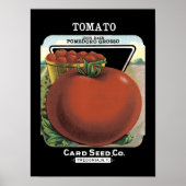 Tomato Vintag Seed Packet Poster (Vorne)