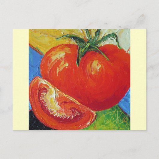 Tomato von Paris Wyatt Llanso Postkarte (Vorderseite)