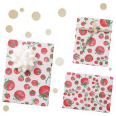 Tomato Watercolor Geschenkpapier Set