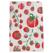 Tomato Watercolor Mittlere Geschenktüte (Rückseite)