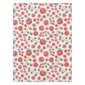 Tomato Watercolor Pattern Tischdecke (Vorderseite)