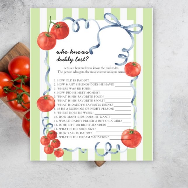 Tomato - Wer kennt Daddy best game (Von Creator hochgeladen)