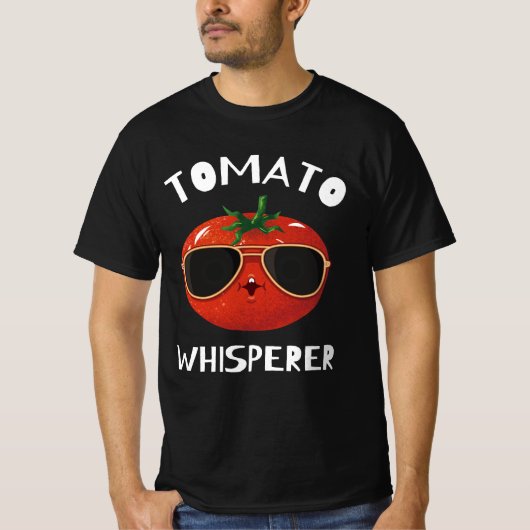 Tomato Whisperer Garening Tending Garden Bauern T-Shirt (Vorderseite)